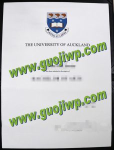 University of Auckland degree certificate