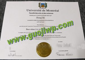 buy Université de Montréal diploma