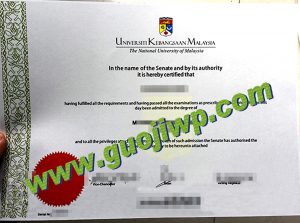 fake National University of Malaysia degree certificate