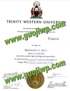 buy Trinity Western University degree certificate