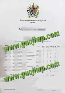 Buy fake UWE transcript, University of the West of England fake transcript