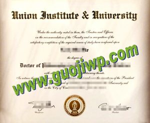 Fake Union Institute & University diploma, UI&U fake degree certificate
