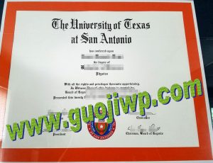 UTSA fake degree certificate