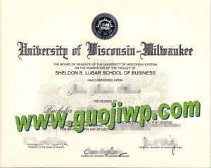 University of Wisconsin–Milwaukee degree certificate