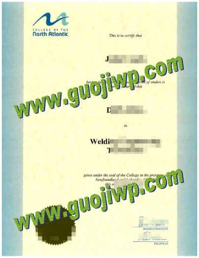 buy College of the North Atlantic degree certificate