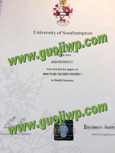 fake University of Southampton certificate