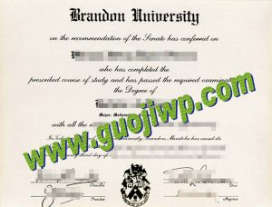 fake Brandon University diploma