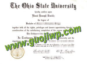 Ohio State University fake diploma