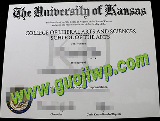 University of Kansas fake degree certificate