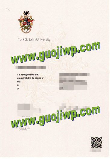 sell York St John University degree