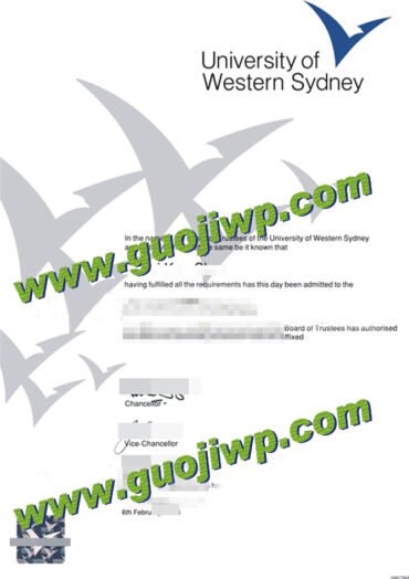 University of Western Sydney fake diploma