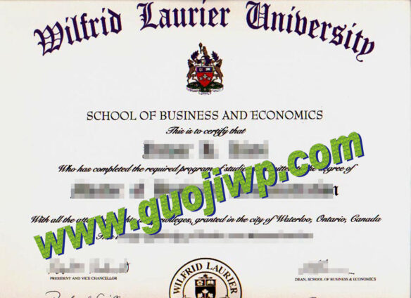 fake Wilfrid Laurier University diploma