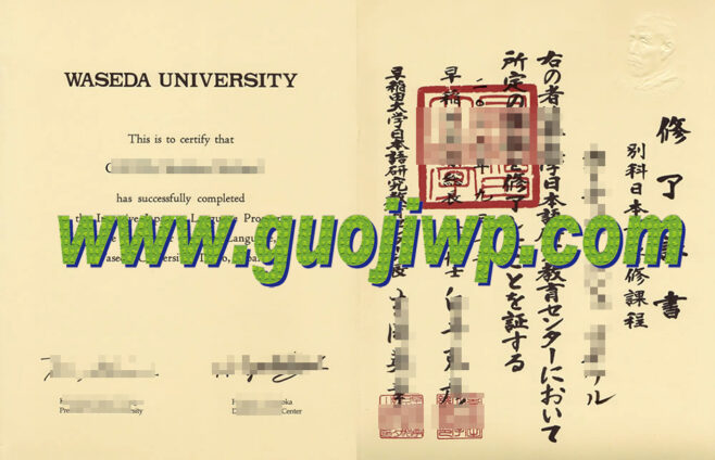 Waseda University fake diploma