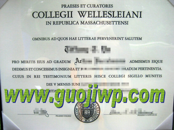 buy Wellesley College diploma