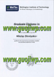 Wellington Institute of Technology fake diploma