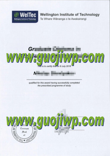 Wellington Institute of Technology fake diploma