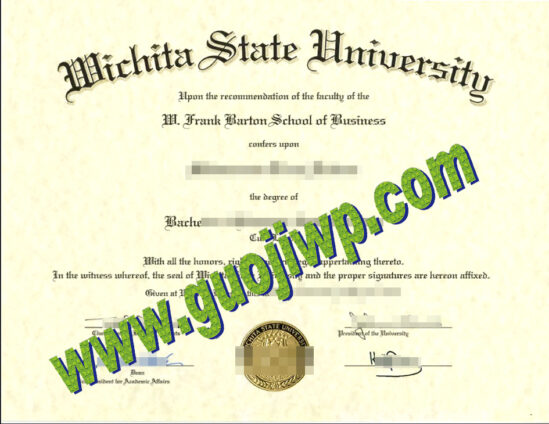 Wichita State University diploma