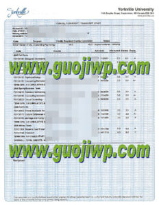 Yorkville University fake transcript