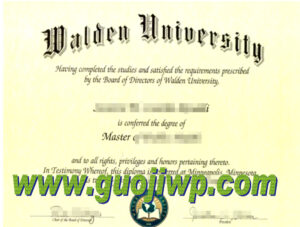 fake Walden University diploma